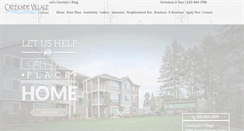 Desktop Screenshot of creeksidevillageapartmenthomes.com